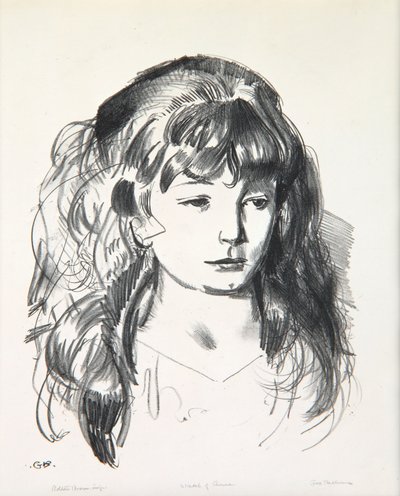Boceto de Anne, 1923-24 de George Wesley Bellows